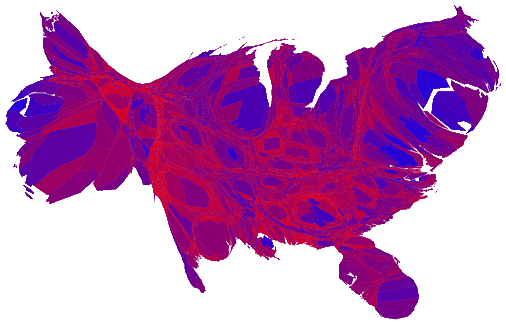 Purple Counties Cartograph